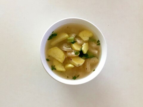 さつま芋の簡単味噌汁